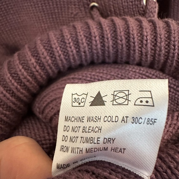 LIKE NEW PattyBoutik Mauve Cowl Neck Sweater - Picture 4 of 6